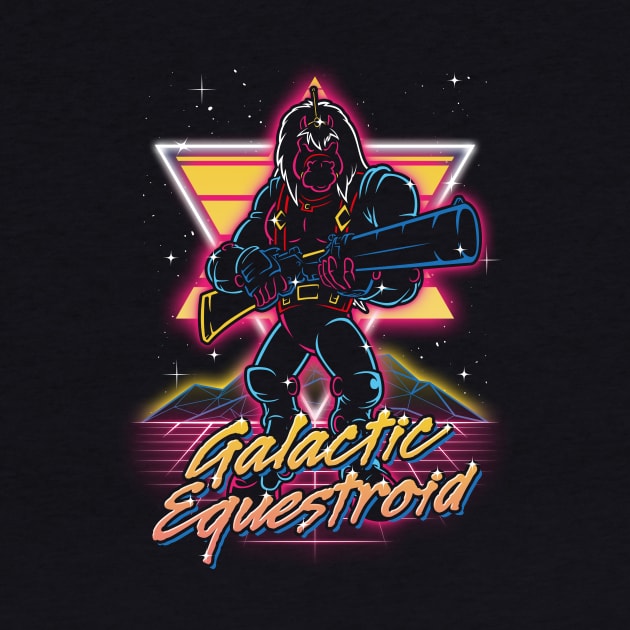 Retro Galactic Equestroid by Olipop